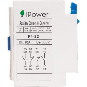 Блок доп.контактов iPower F4-22 - Metoo (3)