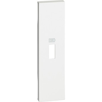 Лицевая панель Bticino KW10C Living Now для зарядных устройств USB 1 модуль белый - Metoo (1)