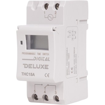 Таймер цифровой Deluxe THC15A AC 220V в Metoo.kz - Metoo (1)