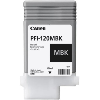 Чернила пигментные Canon Pigment Ink Tank PFI-120 MATTE BLACK (для TM-200, TM-205, TM-300, TM-305.) - Metoo (1)