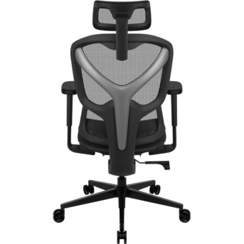 Игровое компьютерное кресло ThunderX3 YTC-Mesh Black - Metoo (3)