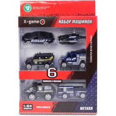Набор машинок X-Game XGCM6B (6 машинок в уп.)