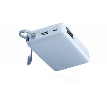 Портативный внешний аккумулятор Xiaomi 67W Power Bank 10000 (Integrated Cable) Ice Blue - Metoo (2)