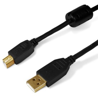 Интерфейсный кабель A-B SHIP SH7013-1.5B Hi-Speed USB 2.0 30В - Metoo (1)