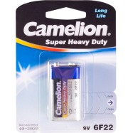 Батарейка CAMELION Super Heave Duty 6F22-BP1B