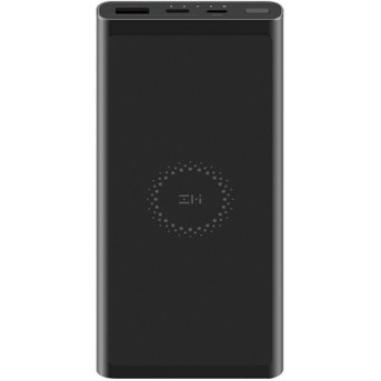 Портативное зарядное устройство Xiaomi ZMi WPB100 Power Bank Wireless charge 10000mAh Чёрный - Metoo (1)