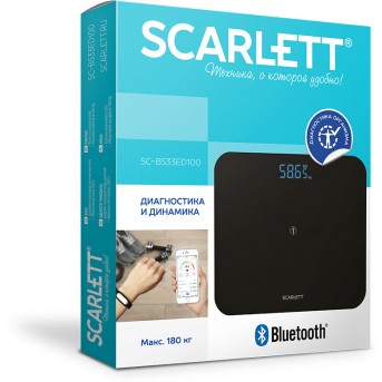 Напольные весы диагностические Scarlett SC-BS33ED100 - Metoo (2)