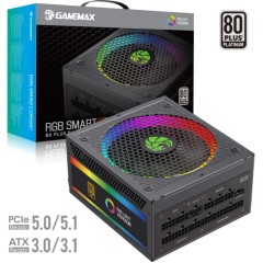 Блок питания Gamemax RGB-Smart 1300 PRO BK Platinum