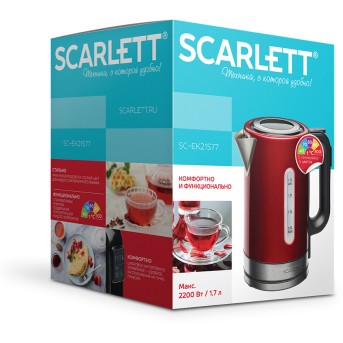 Электрический чайник Scarlett SC-EK21S77 - Metoo (3)