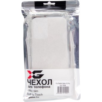 Чехол для телефона X-Game XG-TR08 для Redmi Note 10 Pro Прозрачный с Бортами - Metoo (3)