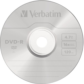 Диск DVD-R Verbatim (43522) 4.7GB 25штук Незаписанный - Metoo (1)