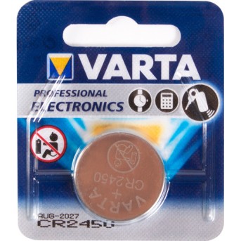 Батарейка VARTA Professional Electronics CR2450 3V (1 шт) - Metoo (1)