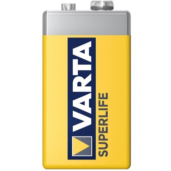 Батарейка VARTA Superlife (Super Heavy Duty) E-Block 9V - 6F22P 1 шт. в пленке - Metoo (1)