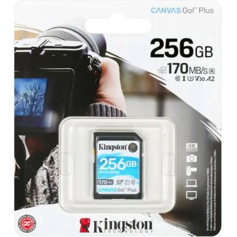 Карта памяти Kingston SDG3/<wbr>256GB SD 256GB - Metoo (1)