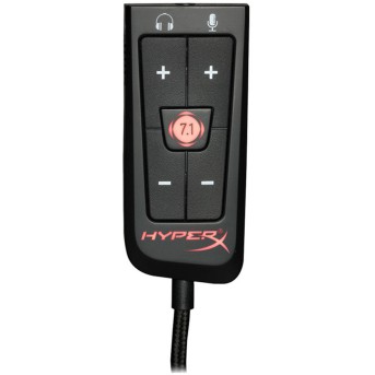 Звуковая карта для наушников HyperX Amp USB Sound card HX-USCCAMSS-BK - Metoo (1)