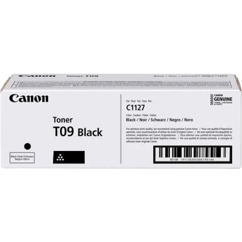 Тонер-картридж Canon TONER T09 BLACK 3020C006AA - Metoo (1)