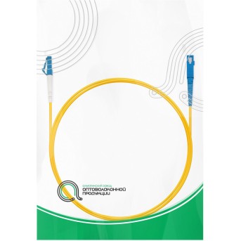 Патч Корд Оптоволоконный SС/<wbr>UPC-LC/<wbr>UPC SM 9/<wbr>125 Simplex 2.0мм 1 м - Metoo (3)