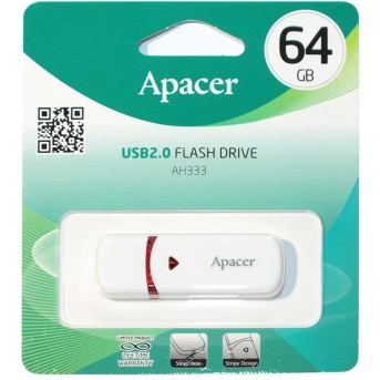 USB-накопитель Apacer AH333 64GB Белый - Metoo (3)