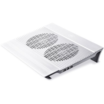 Охлаждающая подставка для ноутбука Deepcool N8 Silver 17" - Metoo (1)