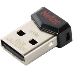 USB-накопитель Netac NT03UM81N-064G-20BK 64GB