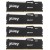 Комплект модулей памяти Kingston FURY Beast RGB XMP KF556C40BBAK4-128 DDR5 128GB (Kit 4x32GB) 5600MH - Metoo (2)