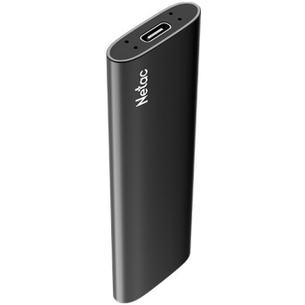 Внешний SSD диск Netac NT01ZSLIM-250G-32BK 250GB Z SLIM Чёрный - Metoo (3)