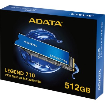 Твердотельный накопитель SSD ADATA Legend 710 ALEG-710-512GCS 512GB M.2 - Metoo (3)
