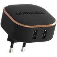 Универсальное зарядное устройство Duracell DRACUSB16-EU 24W 2хUSB-A Черный