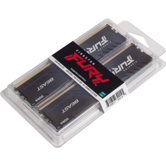 Комплект модулей памяти Kingston FURY Beast KF426C16BB1K2/<wbr>32 DDR4 32GB (Kit 2x16GB) 2666MHz - Metoo (3)
