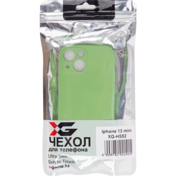 Чехол для телефона X-Game XG-HS52 для Iphone 13 mini Силиконовый Мятный - Metoo (3)
