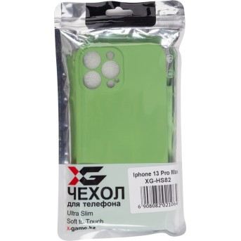 Чехол для телефона X-Game XG-HS82 для Iphone 13 Pro Max Силиконовый Мятный - Metoo (3)