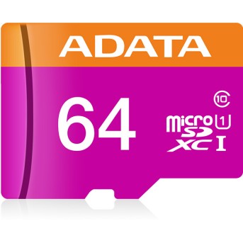 Карта памяти ADATA AUSDX64GUICL10-RA1 UHS-I CLASS10 64GB - Metoo (2)