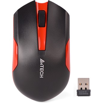 Компьютерная мышь A4Tech G3-200N Wireless Black+Red - Metoo (1)