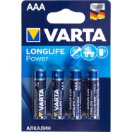 Батарейка VARTA Long Life Power Micro 1.5V - LR03/ AAA (4 шт) (4903) <4903-4>.