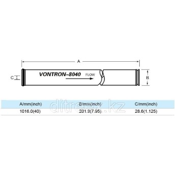 Мембрана обратного осмоса Vontron LP440 (8040) - Metoo (4)