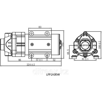 Насос для фильтра Pump LFP2600W - Metoo (3)
