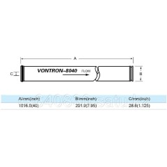 Мембрана обратного осмоса Vontron XLP12-8040