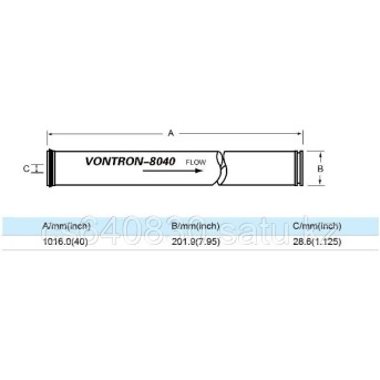 Мембрана обратного осмоса Vontron XLP12-8040 в Metoo.kz - Metoo (1)