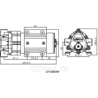 Насос для фильтра Pump LFP2800W - Metoo (3)