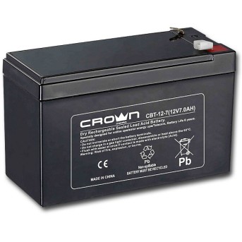 Батарея для ИБП Crown CBT-12-7 - Metoo (1)