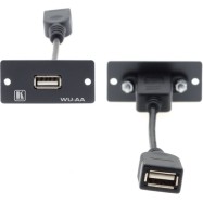 Модуль-переходник USB розетка А-розетка А Kramer WU-AA(W)