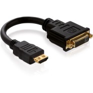 Переходник PureLink PI060, HDMI(m)-DVI(f), 10см