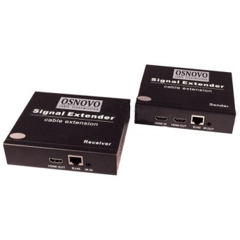 Приемник OSNOVO RLN-Hi/<wbr>2, HDMI, ИК, RS232 по IP (H.264) до 200м - Metoo (1)