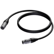 Балансный кабель PROCAST Cable XLR(f)/XLR(m).1, 1 метр