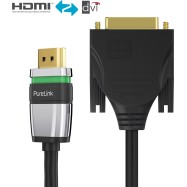 Кабель PureLink ULS1300-005 (0,5м), HDMI-DVI