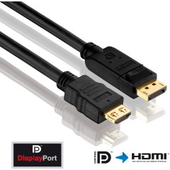 Кабель переходной PureLink IS2101-015 Premium Active 4K mini DisplayPort / HDMI Cable – 1.50m, Black