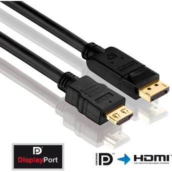 Кабель переходной PureLink PI5100-050, DP to HDMI, 5м - Metoo (1)