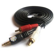 Аудио кабель V-T 3.5m-2RCA 1.5м