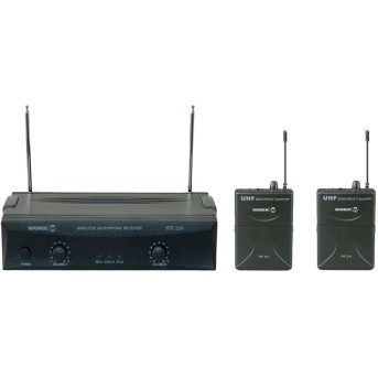 Комплект беспроводных петличных микрофонов WORK WRD 204/<wbr>2, 4 канала VHF - Metoo (1)