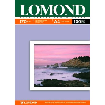 Фотобумага Lomond матовая двусторонняя (0102006), A4, 170 г/<wbr>м2, 100 л. - Metoo (1)